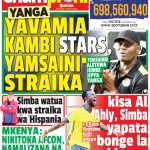 MUONEKANO WA MBELE GAZETI LA CHAMPIONI IJUMAA