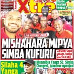MUONEKANO WA UKURASA WA MBELE GAZETI LA SPOTI XTRA JUMAPILI