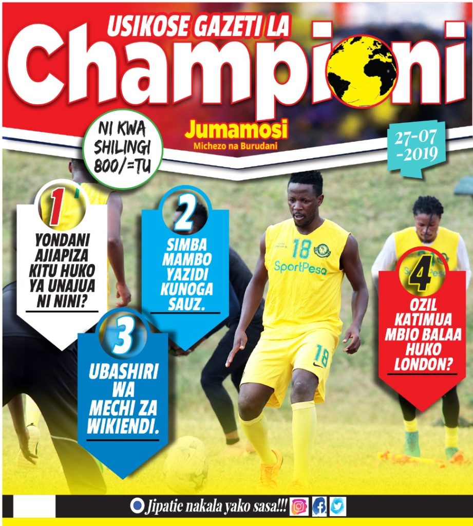 YONDAN ANA BALAA, KAMBI YA SIMBA YAZIDI KUNOGA NI KESHO NDANI YA CHAMPIONI JUMAMOSI