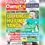 MUONEKANO WA GAZETI LA CHAMPIONI KATIKA UKURASA WA MBELE LEO IJUMAA
