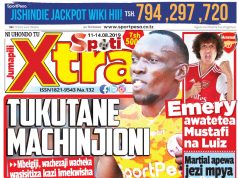 MUONEKANO WA UKURASA WA MBELE GAZETI LA SPOTIXTRA JUMAPILI