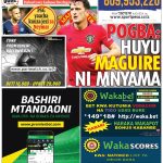 MUONEKANO WA UKURASA WA MBELE GAZETI LA BETIKA, LIPO MTAANI BURE KABISA