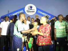 NAIBU WAZIRI WA HABARI, SANAA, MICHEZO NA UTAMADUNI AKABIDHI KOMBE KWA MABINGWA WA NDONDO CUP UV TEMEKE