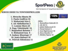 KIKOSI CHA YANGA LEO KIMATAIFA