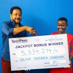 MWANADADA OLIVA SHIRIMA AFANYA YAKE SPORTPESA AKIBEBA SH MILIONI 5.3