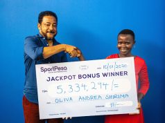 MWANADADA OLIVA SHIRIMA AFANYA YAKE SPORTPESA AKIBEBA SH MILIONI 5.3