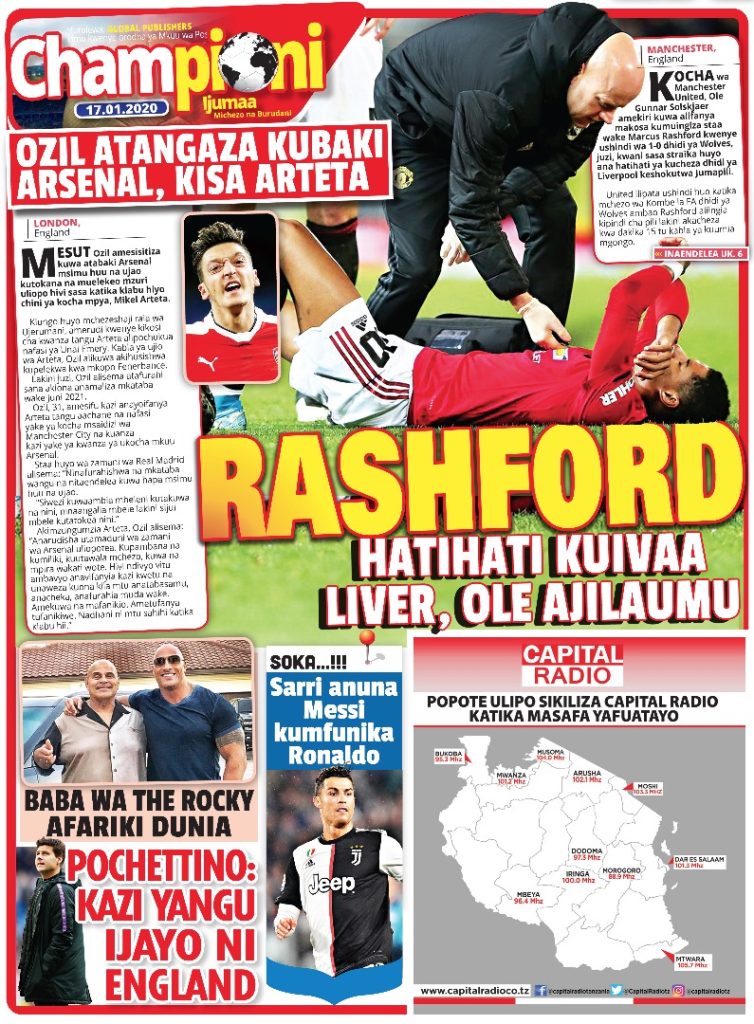 RASHFORD HATIHATI KUIKOSA LIVERPOOL, NDANI YA CHAMPIONI IJUMAA
