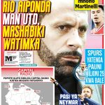 MUONEKANO WA UKURASA WA NYUMA GAZETI LA CHAMPIONI IJUMAA