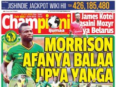 MORRISSON AFANYA BALAA JIPYA YANGA, NDANI YA CHAMPIONI IJUMAA