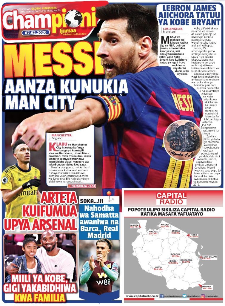 MESSI AANZA KUNUKIA CITY, NDANI YA CHAMPIONI IJUMAA