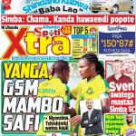 MUONEKANO WA UKURASA WA MBELE GAZETI LA SPOTIXTRA ALHAMISI, NDINGA MPYA KABISA JISHINDIE