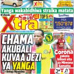 MUONEKANO WA UKURASA WA MBELE GAZETI LA SPOTIXTRA JUMAPILI