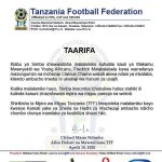 BREAKING:ISHU YA CHAMA YATINGA TFF