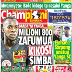 MILIONI 800 ZAFUMUA KIKOSI SIMBA NDANI YA GAZETI LA CHAMPIONI JUMATANO