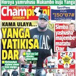 MAKAMBO RUKSA KUTUA YANGA,NDANI YA CHAMPIONI JUMATANO