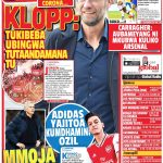MUONEKANO WA UKURASA WA NYUMA GAZETI LA CHAMPIONI IJUMAA