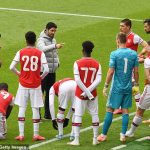 WACHEZAJI WA ARSENAL WANANYOSHWA KWA KUFANYA USAFI NA ARTETA
