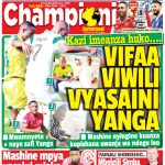 VIFAA VIWILI VYASAINI YANGA,SIMBA WAPIGA MKWARA, NDANI YA CHAMPIONI JUMAMOSI