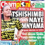 TSHISHIMBI NAYE NI MNYAMA, SENZO ATUA YANGA,NDANI YA CHAMPIONI JUMATATU