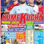 MUONEKANO WA UKURASA WA NYUMA GAZETI LA CHAMPIONI IJUMAA