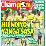 MUONEKANO WA UKURASA WA MBELE GAZETI LA CHAMPIONI IJUMAA