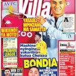 MUONEKANO WA UKURASA WA NYUMA GAZETI LA CHAMPIONI IJUMAA
