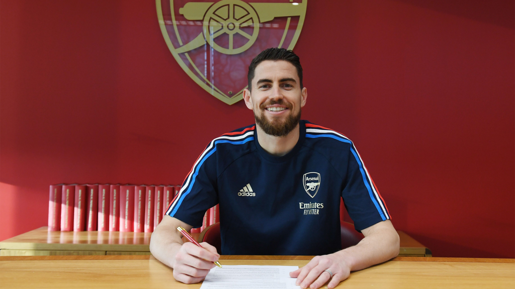Jorginho Arsenal unveiling