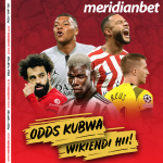 WIKIENDI YA KIBABE HII HAPA….ODDS ZA KUSHIBA ZA MERIDIANBET ZINAKUPA UHAKIKA WA MAMILIONI…