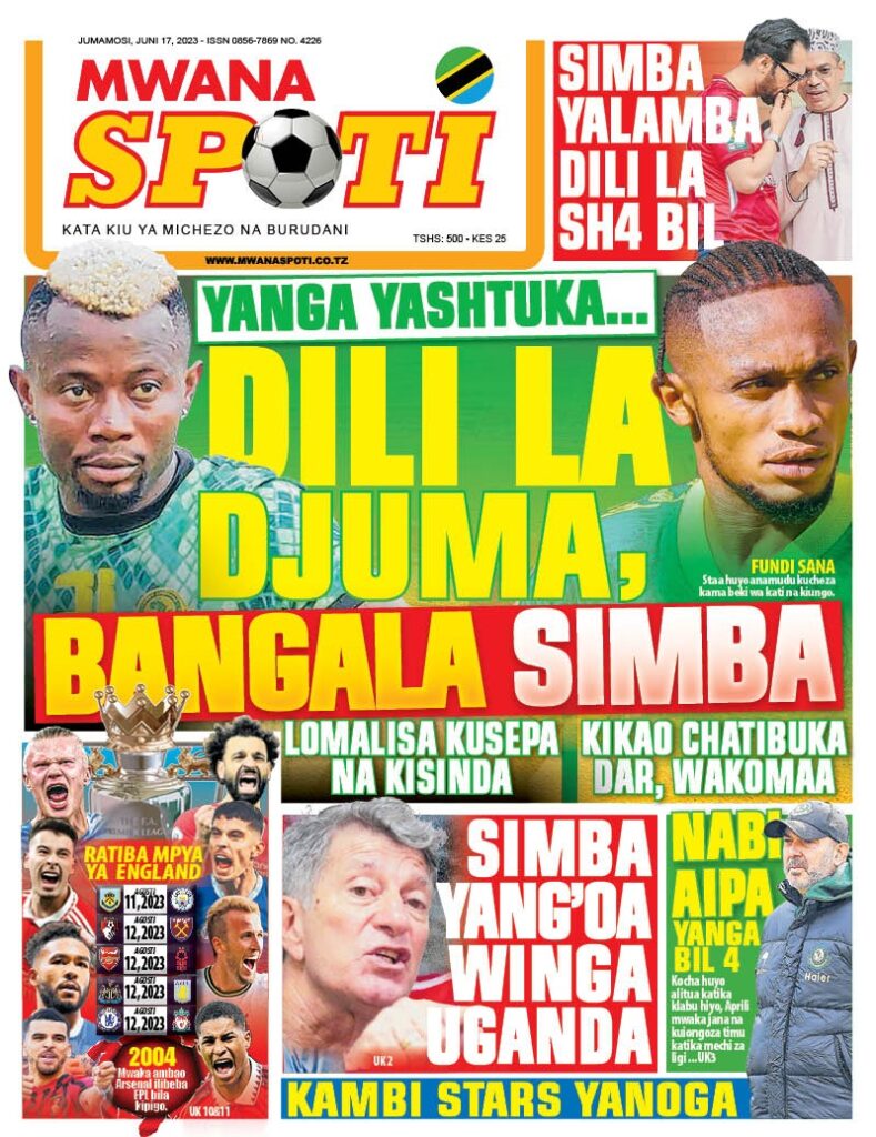YANGA YASHTUKA….NI KUHUSU DILI LA DJUMA NA BANGALA SIMBA….NABI AWAPA BIL 4 ZA BUREBURE…