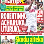 ROBERTINHO ACHARUKA UTURUKI, AMBEBESHA ZIGO ZITO NGOMA…. HUKU SKUDU AITEKA KAMBI YA YANGA