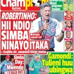 ROBERTINHO: HII NDIO SIMBA NINAYOITAKA SASA…….. GAMONDI: TULIENI HUU UBINGWA UNABAKI