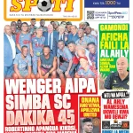 WENGER AIPA SIMBA SC DAKIKA 45