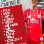 KIKOSI CHA SIMBA SC KINACHOANZA DHIDI YA ASEC MIMOSA