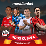 ODDS KUBWA NA MACHAGUO YA LEO YAPO HAPA NDANI YA MERIDIANBET….