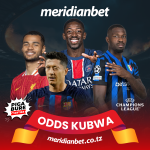 BASHIRI NA MERIDIANBET MECHI ZA UEFA LEO…ODDS ZA USHINDI HIZI HAPA….