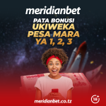MERIDIANBET YAKULETEA BONASI MARA TATU KWA WAPENZI WA MICHEZO…