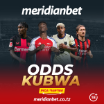 JE UNAJUA KUWA ODDS ZA KIBABE ZIPO MERIDIANBET?…