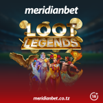 NAFASI YA UBINGWA NA LOOT LEGENDS KUTOKA MERIDIANBET…..