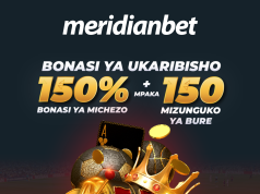 MERIDIANBET IMEKUJA NA OFA KABAMBE YA KARIBU KWA WATEJA WAPYA… Meridianbet