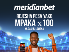MERIDIANBET YALETA RAHA YA KUBASHIRI KUOITIA 100% CASH BACK