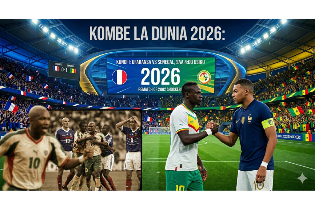 KUTOKA DIOUF HADI MANE, SENEGAL YAOTA KURUDIA MAAJABU DHIDI YA UFARANSA