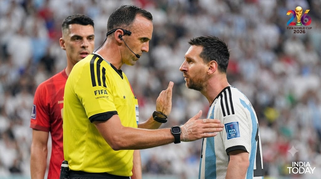 Messi Amwakia Mwamuzi Pinheiro