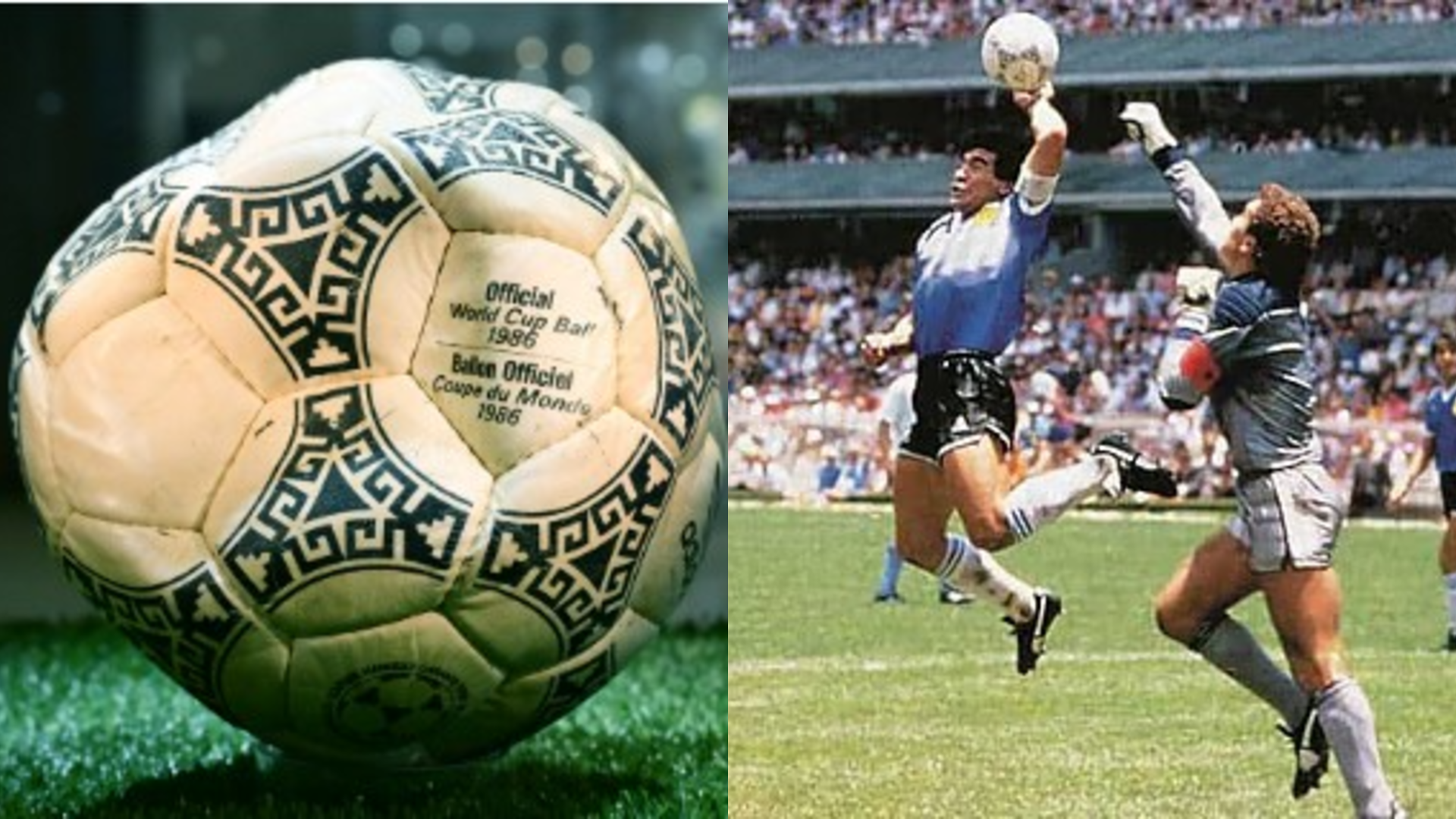 Mpira wa Maradona Mkono wa Mungu