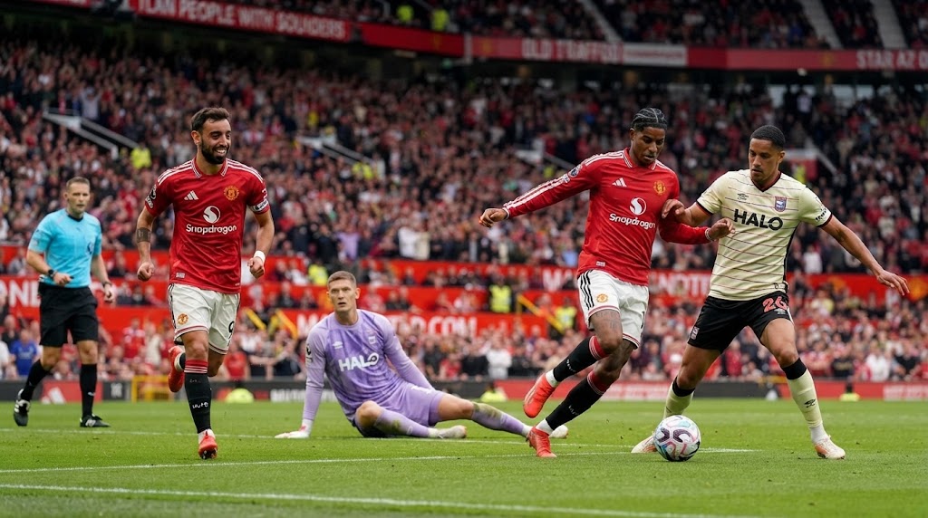 Manchester United vs Ipswich Town 5-2