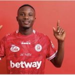 Nathaniel Chilambo akiwa na jezi ya Simba SC mwaka 2026