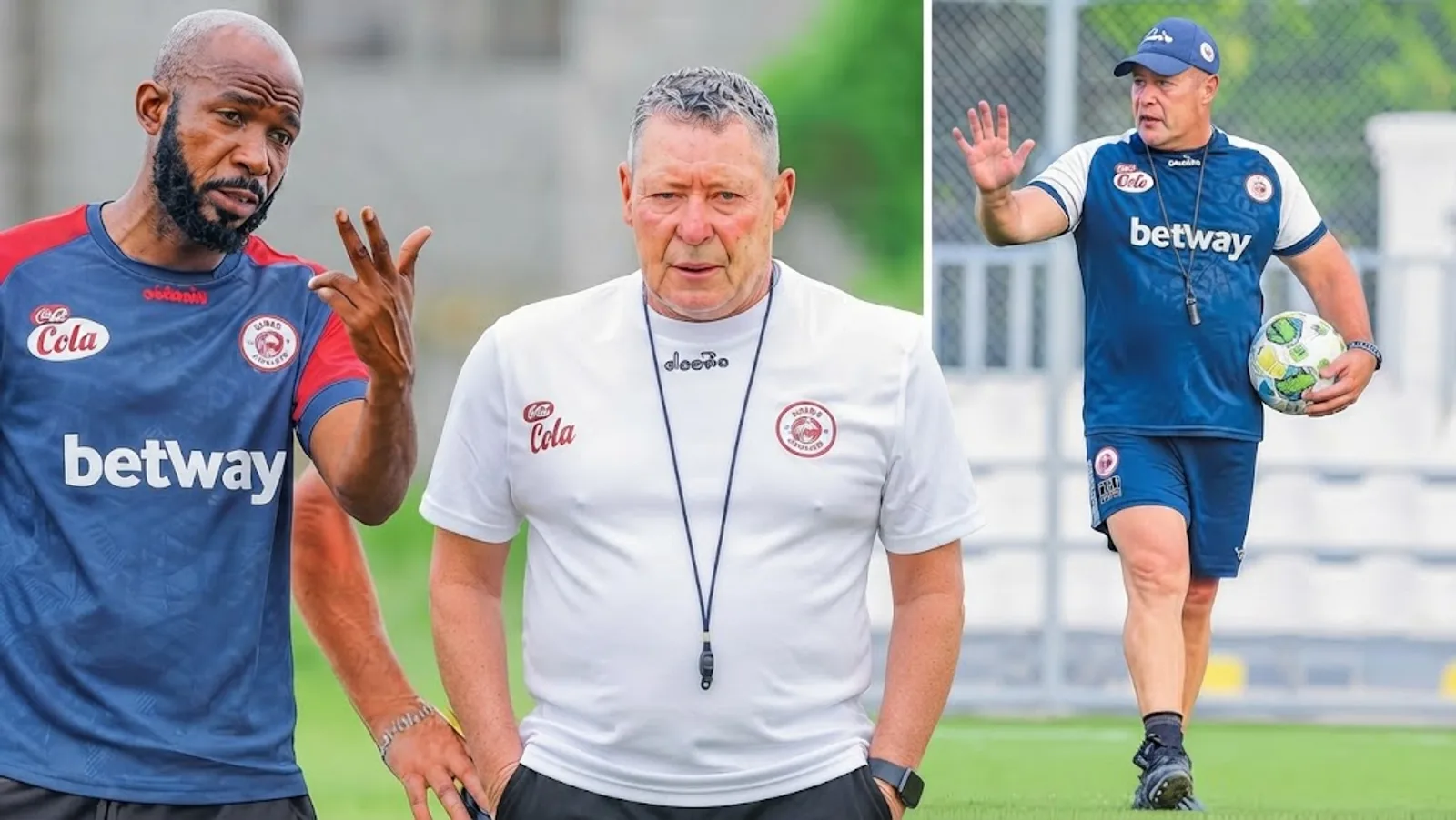 Seleman Matola akiwa katika majukumu ya benchi la ufundi la Simba SC