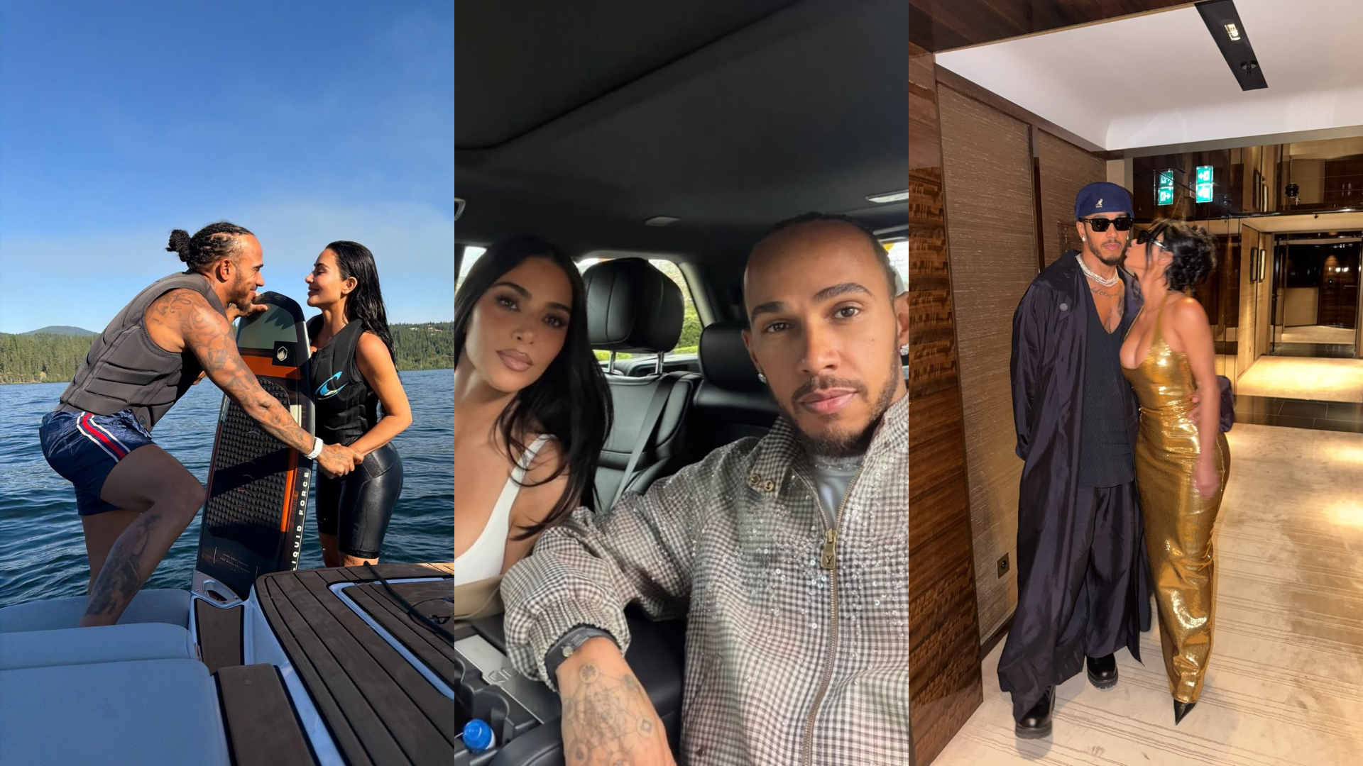 Kim Kardashian na Lewis Hamilton