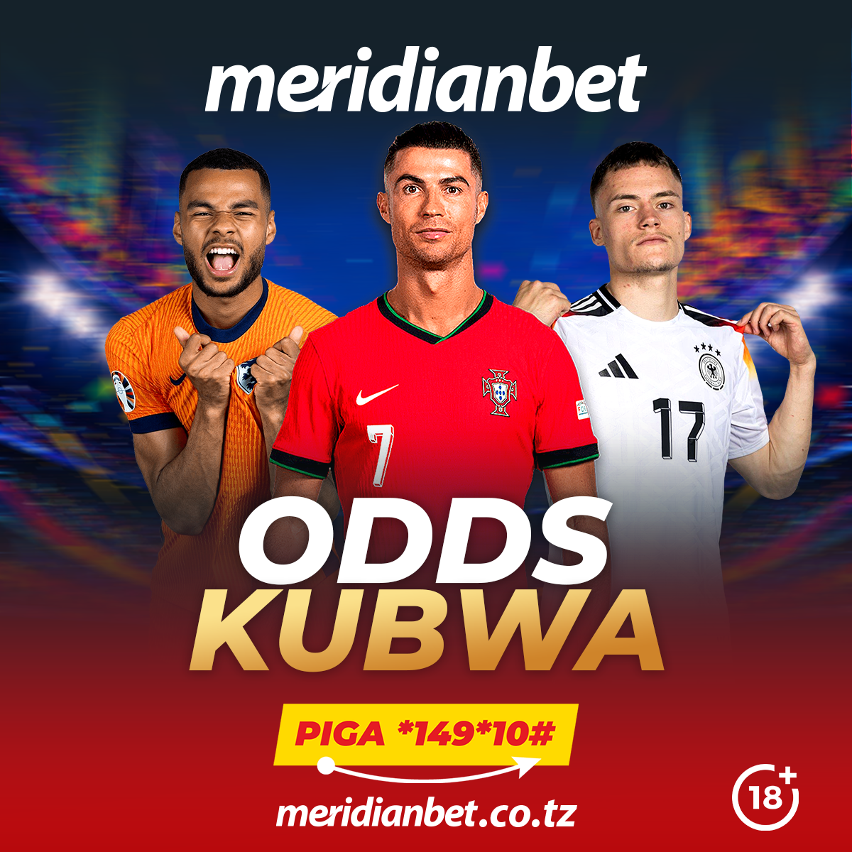 Pata odds kubwa na ushindi mnono kupitia ubashiri wa soka Meridianbet! Tazama uchambuzi wa mechi za Ureno, Uholanzi na Ujerumani leo. Jisajili sasa!