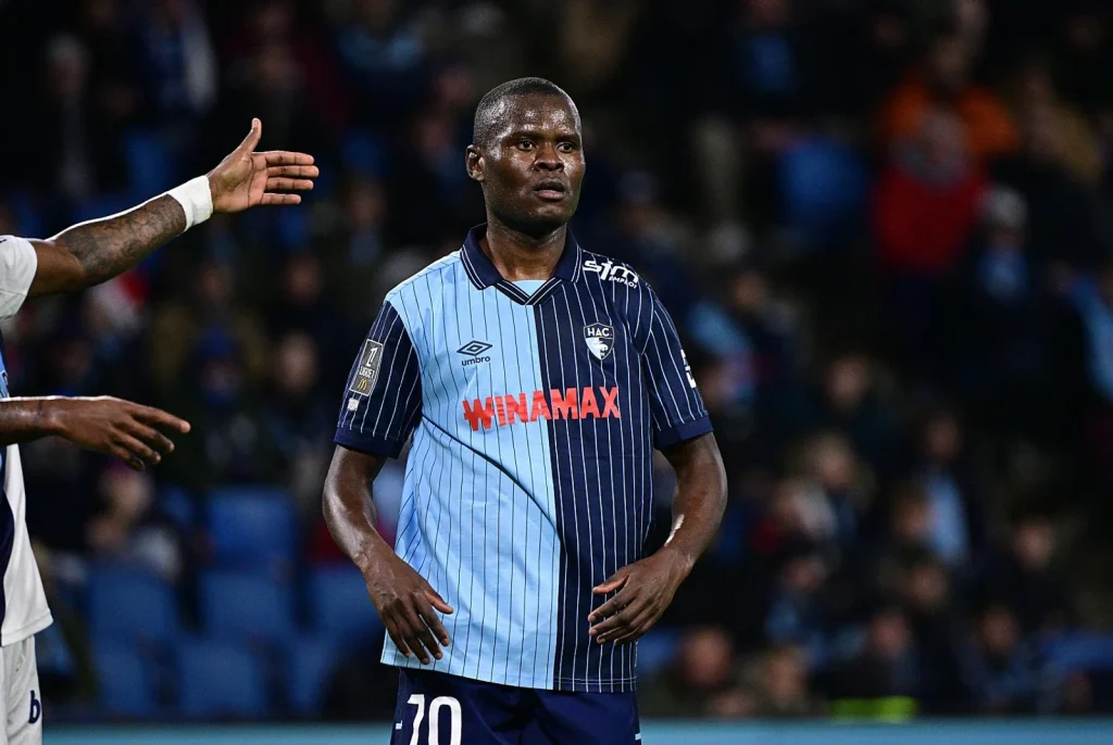 Mbwana Samatta akiwa na jezi ya Le Havre mwaka 2026