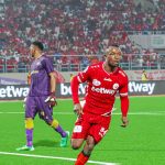 Elie Mpanzu akishangilia bao Simba dhidi ya Yanga Oktoba 10 2026 — Picha Simba SC Tanzania